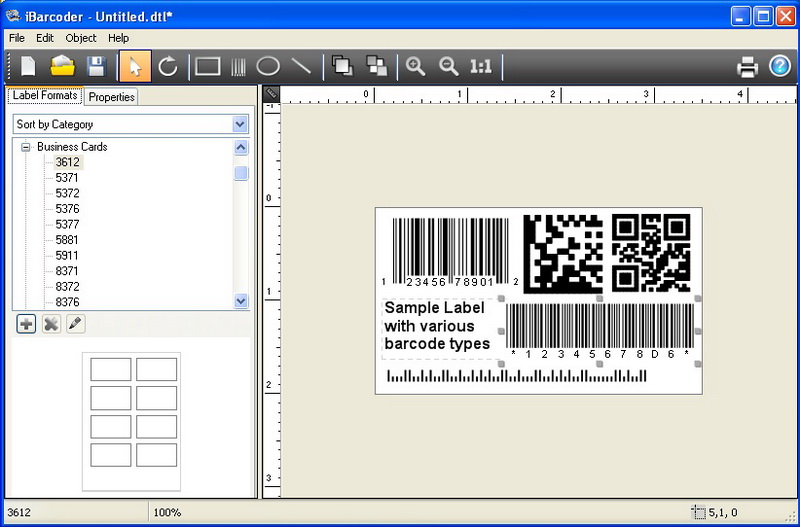 Windows 8 iBarcoder, Windows barcode generator full
