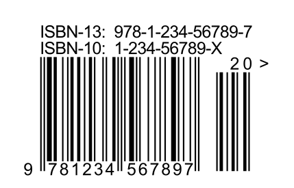 iBarcoder mac software - ISBN Dual barcode