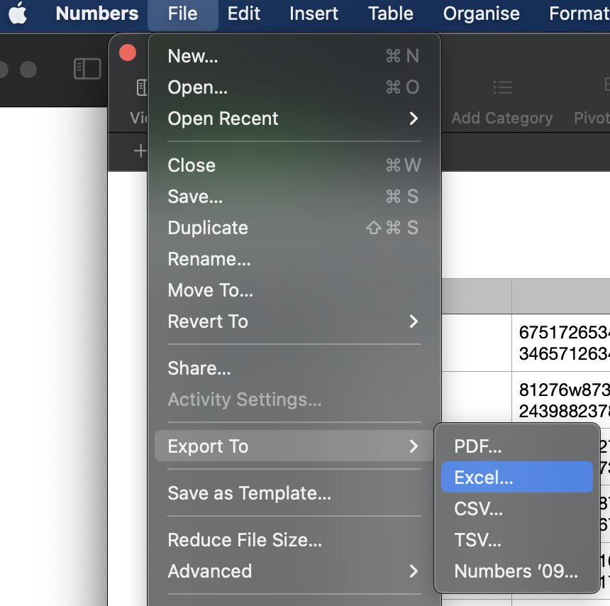 iBarcoder:  create .xlsx data file
