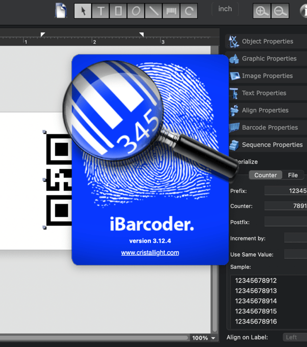 smart, intuitive bulk barcode maker software
